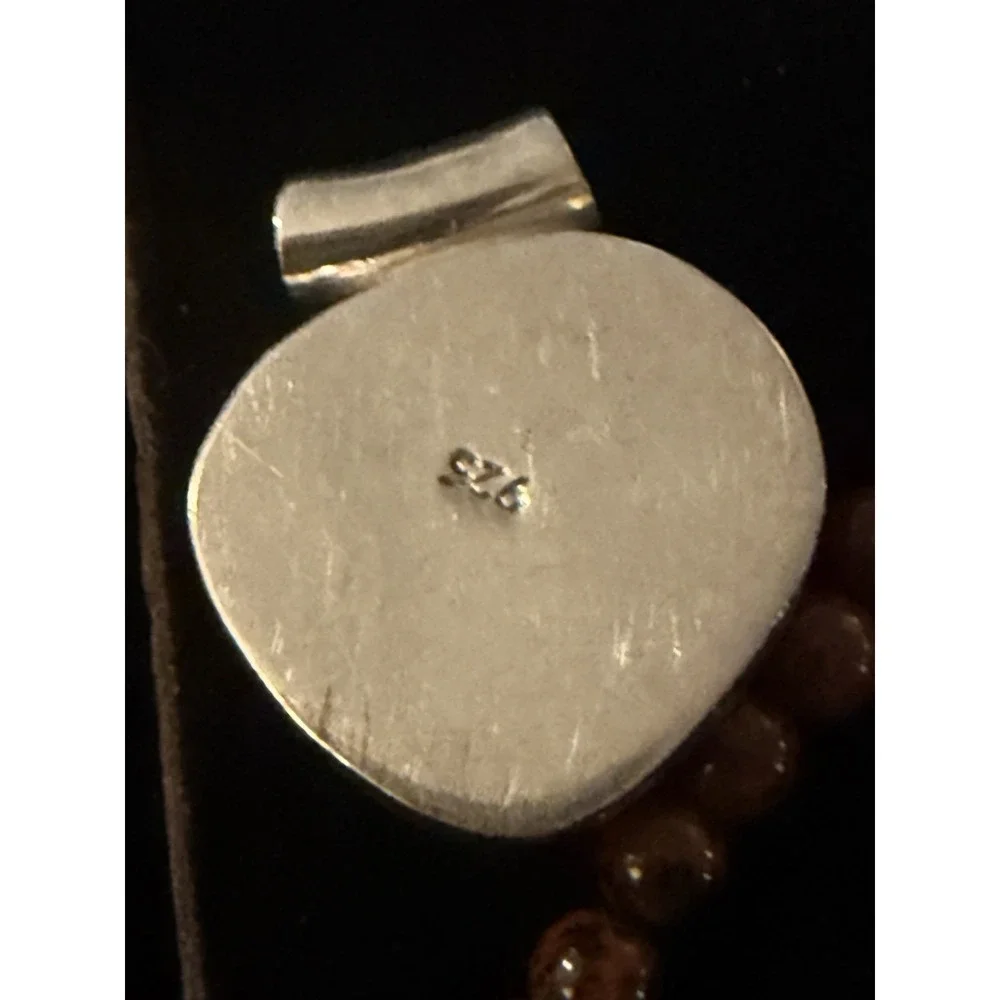 Sterling Silver Jewelry Lot 925 Not Scrap Necklaces Pin Ring Pendant 93 Grams - Picture 8 of 9